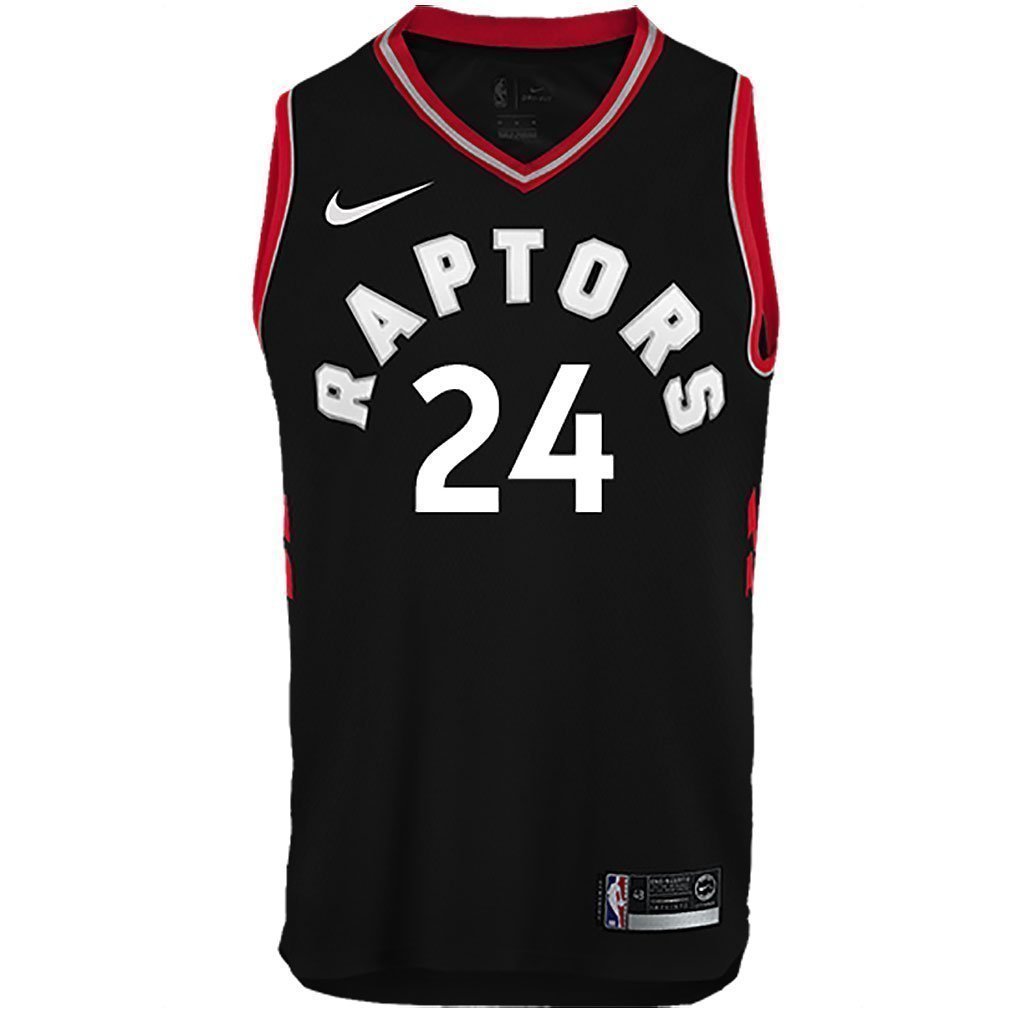 Raptors Adult Swingman Statement Jersey  Powell  Red
