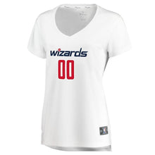 Load image into Gallery viewer, Women&#39;s Fanatics Branded White Washington Wizards Fast Break Custom Replica Jersey  Association Edition  White