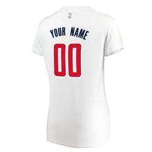 Load image into Gallery viewer, Women&#39;s Fanatics Branded White Washington Wizards Fast Break Custom Replica Jersey  Association Edition  White