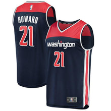 Load image into Gallery viewer, Men&#39;s Fanatics Branded Dwight Howard Navy Washington Wizards Fast Break Replica Player Jersey  Statement Edition  Navy