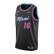 Load image into Gallery viewer, James Johnson Nike Miami Heat Vice Nights Swingman Jersey  Black