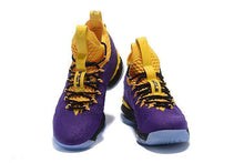 Load image into Gallery viewer, Nike Lebron XV 15 Purple Yellow Black Men Shoes Sale Size US7,8,8.5,9,10,11,12