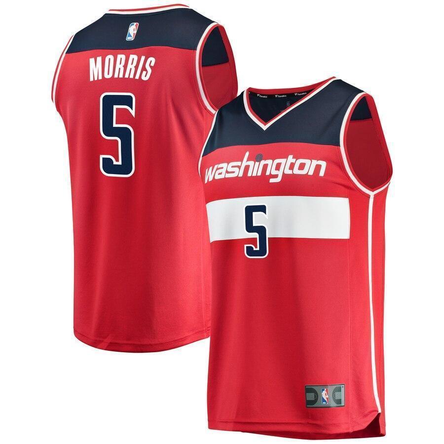 Youth Fanatics Branded Markieff Morris Red Washington Wizards Fast Break Player Jersey  Icon Edition  Red
