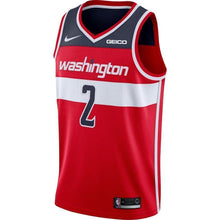 Load image into Gallery viewer, Men&#39;s Nike John Wall Red Washington Wizards Custom Swingman Sponsor Patch Jersey  Red