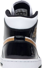 Load image into Gallery viewer, Nike Air Jordan 1 Mid Patent &#39;Black Gold&#39; Shoes Basketball Men Sale Size US 8, 8.5, 9, 10, 11