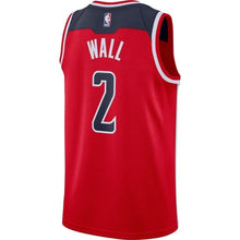 Load image into Gallery viewer, Men&#39;s Nike John Wall Red Washington Wizards Custom Swingman Sponsor Patch Jersey  Red