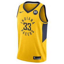 Load image into Gallery viewer, Turner Indiana Pacers Statement Swingman Jersey  Gold