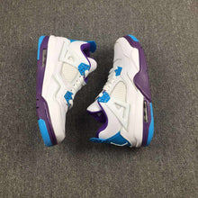 Load image into Gallery viewer, Nike Air Jordan 4 Retro “Hornets” White Blue Purple Basketball Men