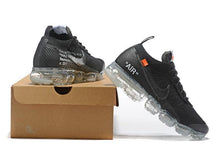 Load image into Gallery viewer, OFF WHITE x Nike Air Vapormax Black Shoes Sneakers Men Sale Size US 7, 8, 8.5, 9, 10, 11