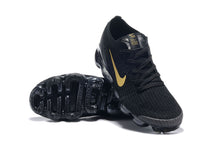 Load image into Gallery viewer, Nike Air Vapormax Flyknit 3 Black Gold White Shoes Sneakers Men Sale Size US 7, 8, 8.5, 9, 10, 11