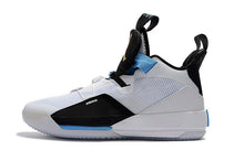 Load image into Gallery viewer, Nike Air Jordan 33 White Black Blue Men Shoes Sale Size US 7,8,8.5,9.5,10,11,12
