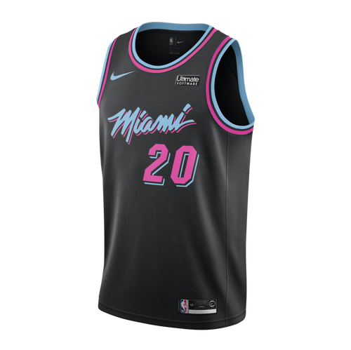 Justise Winslow Nike Miami Heat Vice Nights Swingman Jersey  Black
