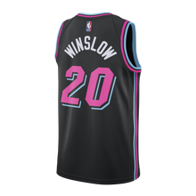 Load image into Gallery viewer, Justise Winslow Nike Miami Heat Vice Nights Swingman Jersey  Black