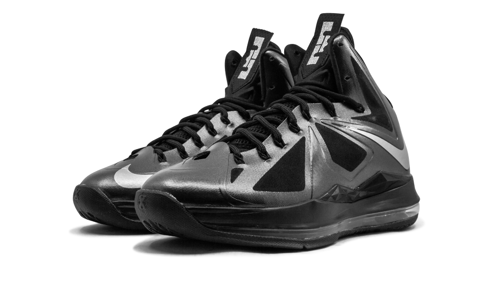 Nike Lebron 10 Black/metallic Silver-anthrct