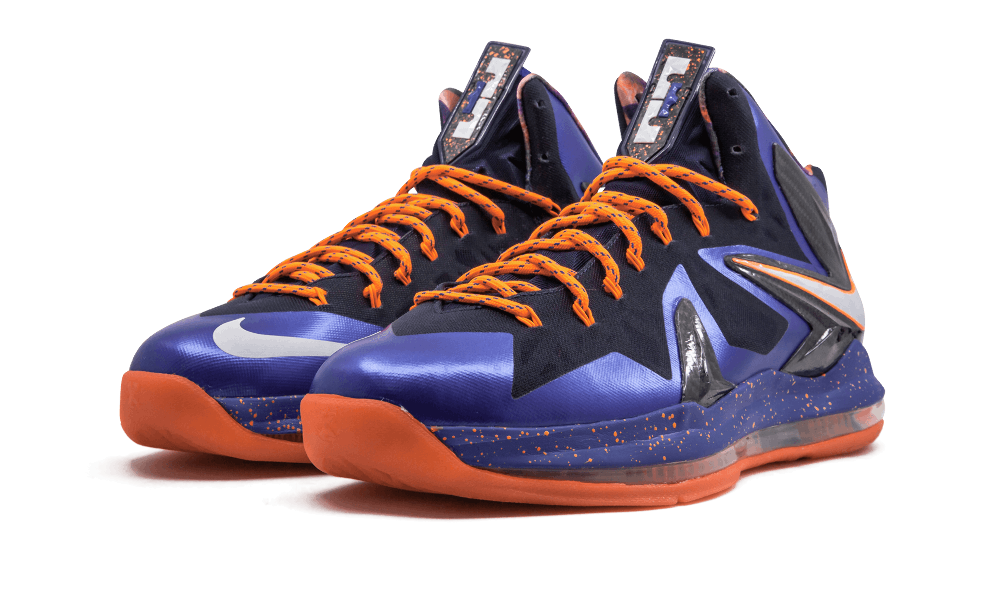 Nike Lebron 10 P.s Elite Hypr Bl/pr Pltnm-blcknd Bl-brg