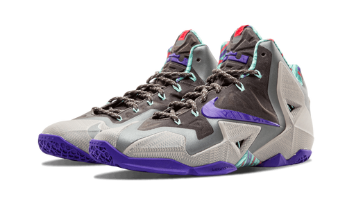 Nike Lebron 11 Mn Gry/elctr Prpl-mrcry Gry-nw