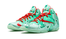 Load image into Gallery viewer, Nike Lebron Xi Green Glow/lt Crmsn-artic Grn