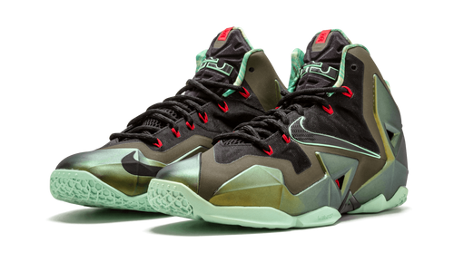 Nike Lebron 11 Prchy Gld/arctc Grn-drk Ldn-bl