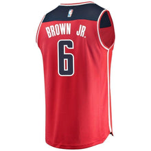 Load image into Gallery viewer, Men&#39;s Fanatics Branded Troy Brown Red Washington Wizards  NBA Draft First Round Pick Fast Break Replica Jersey – Icon Edition  Red