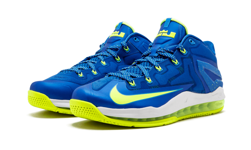 Nike Max Lebron 11 Low Hyper Cobalt/volt-white-pht Bl