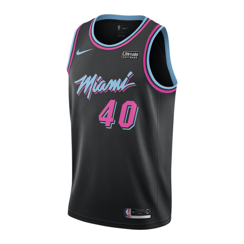 Udonis Haslem Nike Miami Heat Vice Nights Swingman Jersey  Black