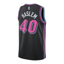 Load image into Gallery viewer, Udonis Haslem Nike Miami Heat Vice Nights Swingman Jersey  Black