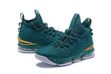 Load image into Gallery viewer, Nike Lebron XV 15 Dark Green Gold Men Shoes Sale Size US7,8,8.5,9,10,11,12