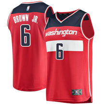 Load image into Gallery viewer, Youth Fanatics Branded Troy Brown Red Washington Wizards  NBA Draft First Round Pick Fast Break Replica Jersey – Icon Edition  Red