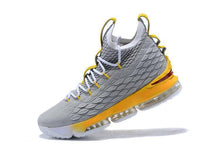 Load image into Gallery viewer, Nike Lebron XV 15 Grey Gold Yellow Men Shoes Sale Size US7,8,8.5,9,10,11,12