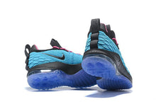 Load image into Gallery viewer, Nike Lebron XV 15 Low EP Black Light Blue Red Men Shoes Sale Size US7,8,8.5,9,10,11,12