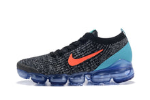 Load image into Gallery viewer, Nike Air Vapormax Flyknit 3 Black White Blue Shoes Sneakers Men Sale Size US 7, 8, 8.5, 9, 10, 11