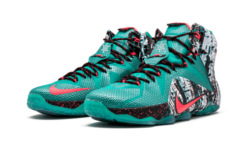 Nike Lebron 12 Xmas Emrld Green/hypr Pnch-dk Emrld