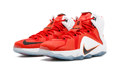 Nike Lebron 12 University Rd/blk-white-hypr C