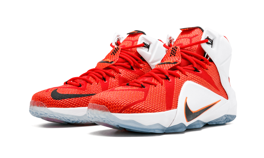 Nike Lebron 12 University Rd/blk-white-hypr C