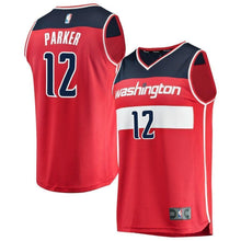 Load image into Gallery viewer, Men&#39;s Fanatics Branded Jabari Parker Red Washington Wizards Fast Break Replica Jersey – Icon Edition  Red