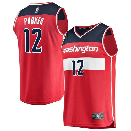 Men's Fanatics Branded Jabari Parker Red Washington Wizards Fast Break Replica Jersey – Icon Edition  Red