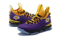 Load image into Gallery viewer, Nike Lebron XV 15 Purple Yellow Black Men Shoes Sale Size US7,8,8.5,9,10,11,12