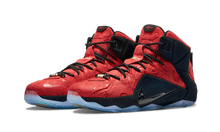 Load image into Gallery viewer, Nike Lebron 12 Ext Unvrsty Rd/unvrsty Rd-blk-mtll