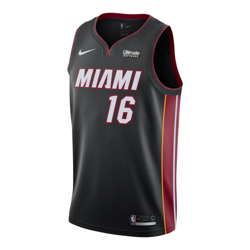 James Johnson Nike Miami Heat Icon Black Swingman Jersey  Black