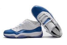 Load image into Gallery viewer, Nike Air Jordan 11 Retro Low UNC White University Blue Basketball Men
