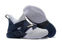 Load image into Gallery viewer, Nike Lebron Soldier XII 12 SFG EP White Grey Blue Shoes Sale Size US7,8,8.5,9,10,11,12