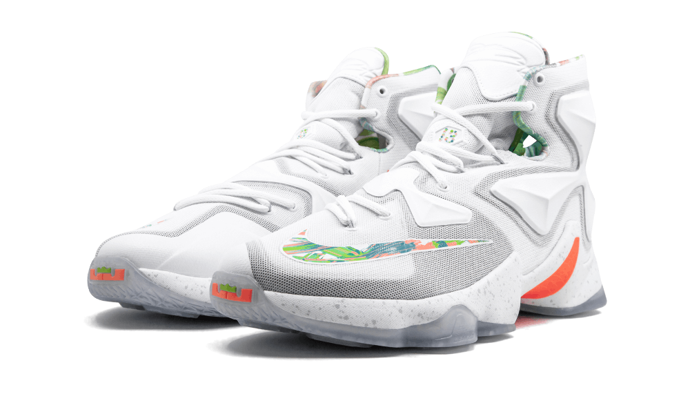 Nike Lebron 13 Wht/prpltnm/brghtmng/actngr