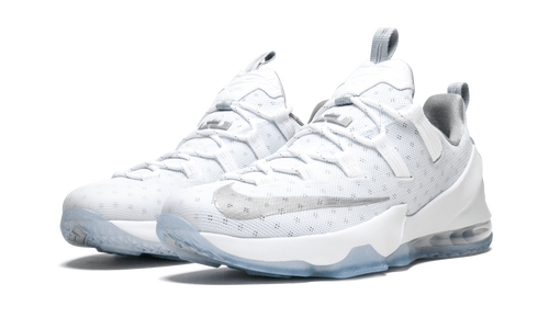 Nike Lebron 13 Low White/mtllc Silver-lt Irn Or