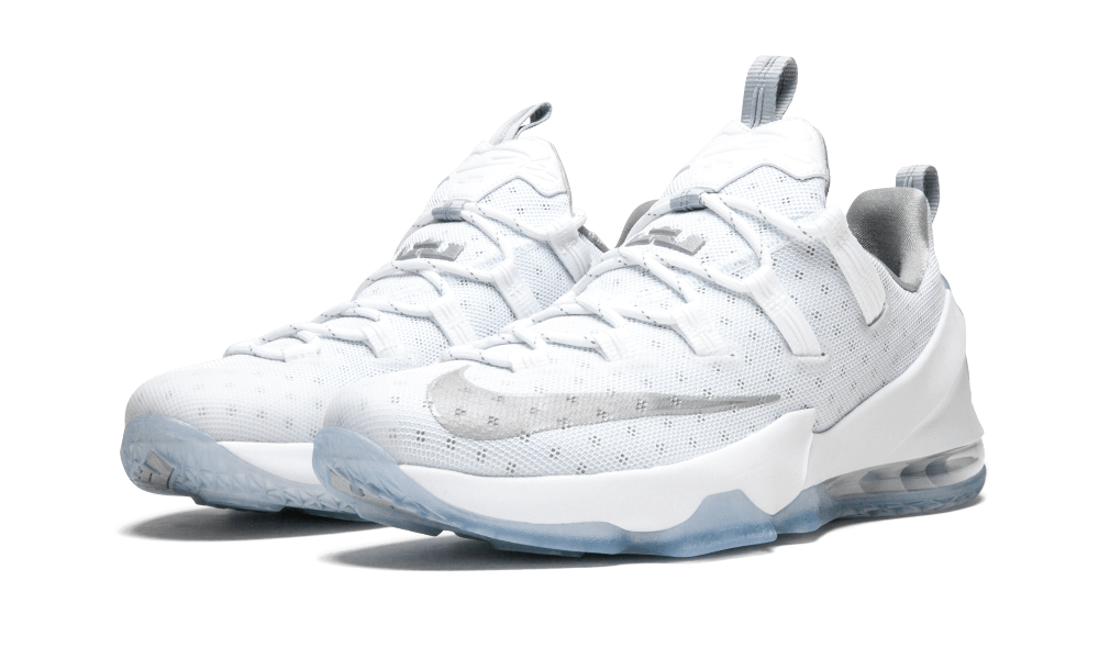 Nike Lebron 13 Low White/mtllc Silver-lt Irn Or