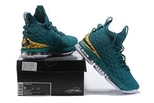 Load image into Gallery viewer, Nike Lebron XV 15 Dark Green Gold Men Shoes Sale Size US7,8,8.5,9,10,11,12