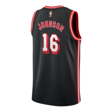 Load image into Gallery viewer, James Johnson Nike Miami Heat Classic Edition Jersey  Black