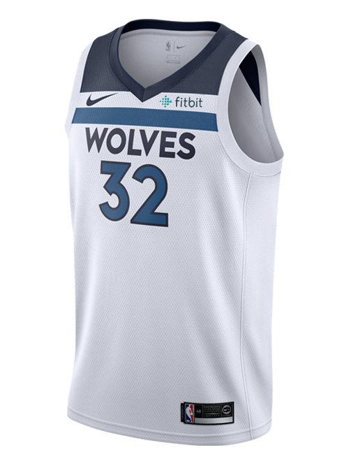 Minnesota Timberwolves KarlAnthony Towns Association Swingman Jersey  White