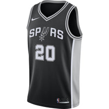 Load image into Gallery viewer, Manu Ginobili San Antonio Spurs Nike Men&#39;s Swingman Icon Jersey  Black