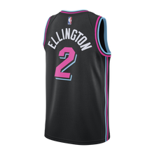 Load image into Gallery viewer, Wayne Ellington Nike Miami Heat Vice Nights Swingman Jersey  Black