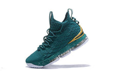 Load image into Gallery viewer, Nike Lebron XV 15 Dark Green Gold Men Shoes Sale Size US7,8,8.5,9,10,11,12